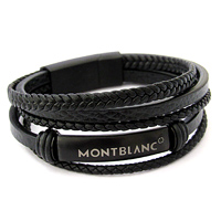 دستبند چرم طرح Montblanc